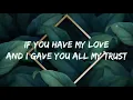 Breathe Carolina, Robert Falcon & Conor Maynard - If U (Lyrics/Lyric Video)