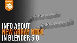 The NEW Blender 5 0 Array Modifier is a GAME CHANGER Old vs New Comparison