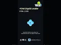 4 Dot Liquid Loader HTML CSS Loader