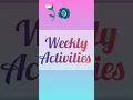 weekly activities at school 1 ideas for school activities