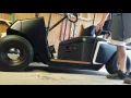 Airbag golf cart