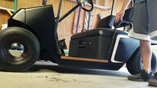 Airbag golf cart