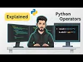 Python Operators Arithmetic Comparison Logical Python Course Hindi CodeWithFarhanAkhtar