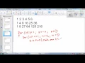 Intro to Nested Loops