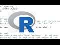 R programming data structure session 40