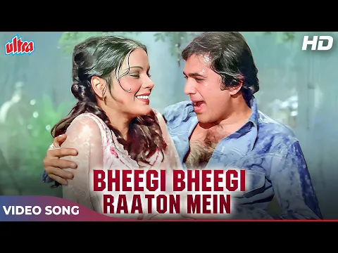 Download MP3 BHEEGI BHEEGI RAATON MEIN 4K - Kishore Kumar Lata Mangeshkar Monsoon Special Romantic Song -Rajesh K