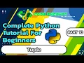 Complete Python Tutorial for Beginners Part 10 Tuple