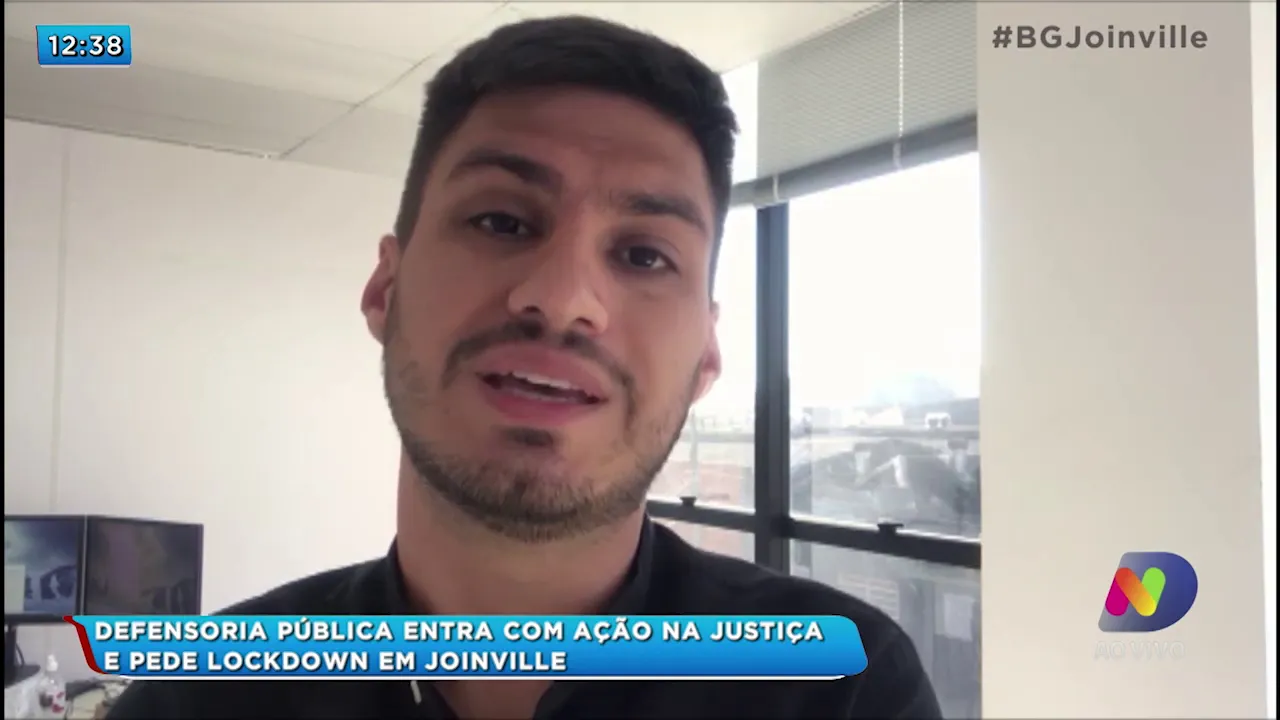 Defensoria pública entra com ação na justiça e pede lockdown em Joinville