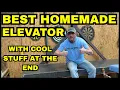 Garage ELEVATOR that DOES it ALL Watch the end