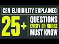 CEN Eligibility Explained 25 Questions Every ER Nurse Must Know