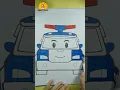 COLORING ROBOCAR POLI How to Coloring Robocar Poli Robocar Poli