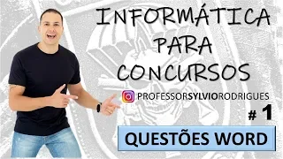Questões de Informática para Concursos - Word #01