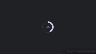 How to animation Circular progress bar in CSS and JavaScript