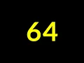 64 Seconds Countdown Timer With Sound Effect