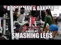 The BOOGIEMAN BAKHAR NABIEVA smashing legs FULL WORKOUT 6 weeks out from Mr Olympia