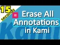 How to Erase Annotations in Kami Quickly and all at Once