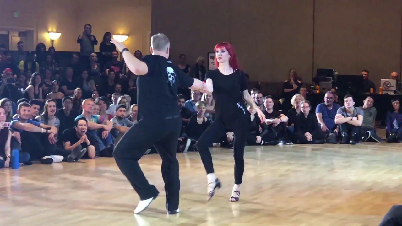 Kyle and Larisa - Halloween Swingthing 2018 Invitational 1st Place - take 2!