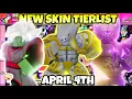 YBA INSANE NEW PKER SKIN TIERLIST APRIL 4TH