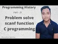 scanf in c program part 21 c program scanf bangla tutorial Programming History mustafiz c