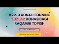 Flowgorithm 3 xonali sonning yuzlar xonasidagi raqamini aniqlash