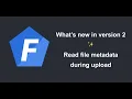 Node JS - Read file metadata during upload