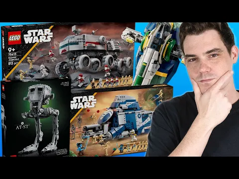 Video Thumbnail: LEGO Star Wars SUMMER 2025 SETS REVEALED! (MTT, Clone Turbo Tank, Jango's Slave 1, & MORE!)