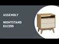 ASSEMBLY NIGHTSTAND EU2205