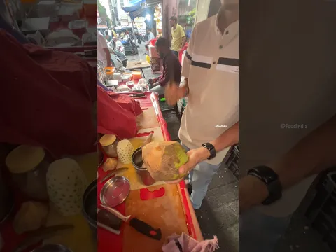Coconut Juice at Mumbai Ghatkopar Khau Galli
