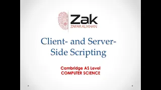 Client - and server-side scripting PP Questions