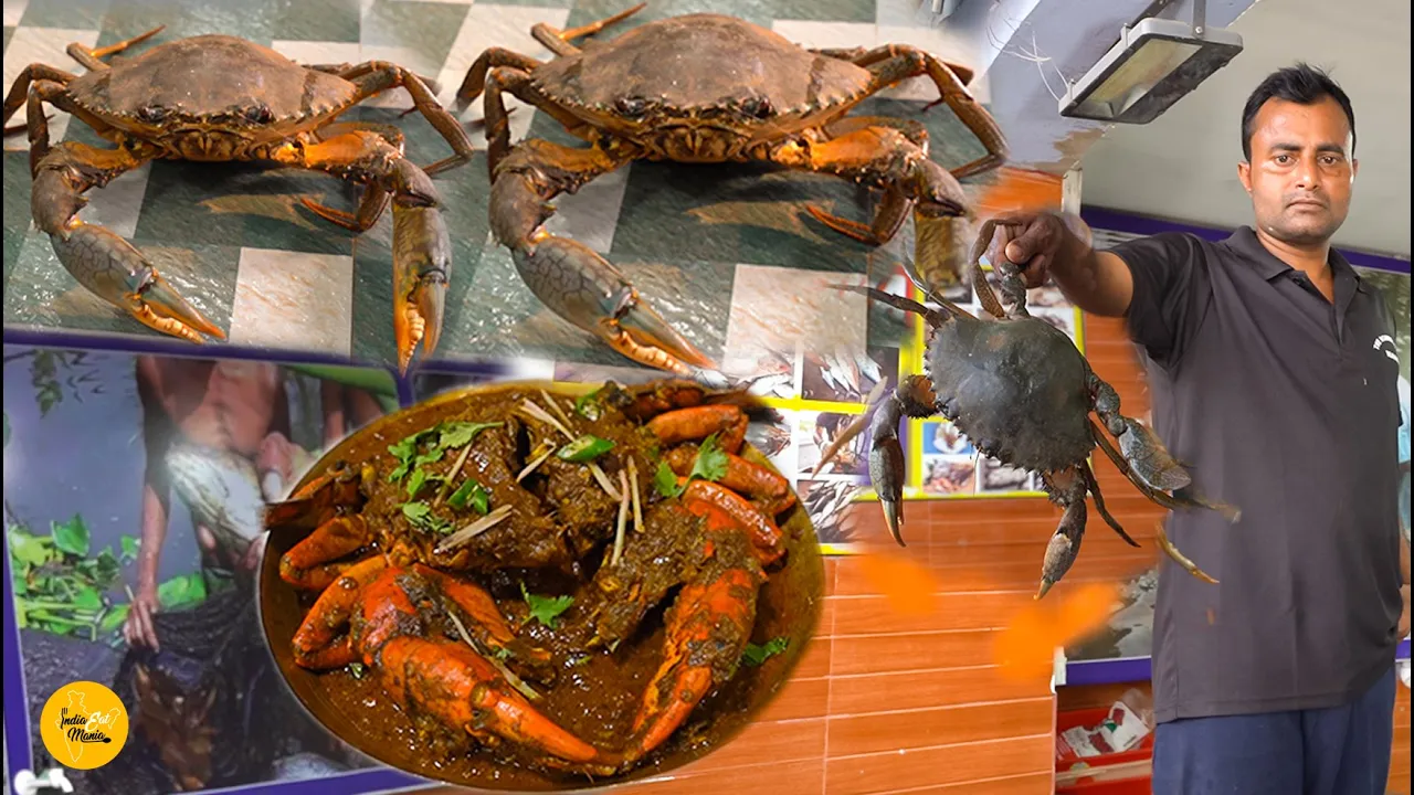 Rs. 6000/- Wala 3 Kg Biggest Odisha Sea Giant Size Crab Making In Bhubaneswar l Odisha Street Food