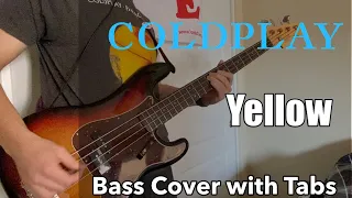 Download Coldplay - Yellow (Bass Cover WITH TABS) MP3