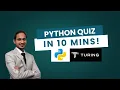 Turing com Python Quiz 2025 - Real Questions Answers to Pass First Try