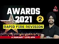 Download Lagu Awards 2021  One liner  | Current Affairs Revision | Current Affairs 2022