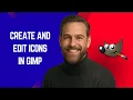 How to Create Edit Icons in GIMP - GIMP Tutorial for Beginners