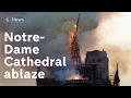 Download Notre-Dame Cathedral fire: Paris landmark ablaze as spire collapses mp4 3gp mp3 videos - waplic