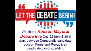 City of Hudson NY Mayoral Debate