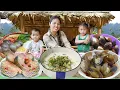 Download Lagu Giant Fish \u0026 Mussel Harvest Season-  Mussel Porridge Recipe | Cook \u0026 Harvest with Ms Duong's Family