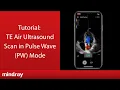 Mindray TE Air Ultrasound Tutorial - Scan in Pulse Wave PW Mode