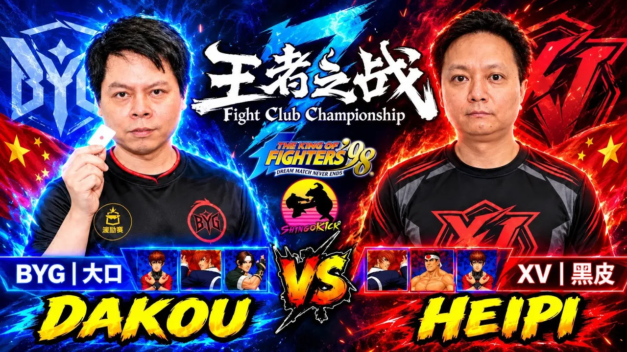 🔥Dakou Duelo de NIVEL EXTREMO🔥Dakou 🇨🇳 🆚 Heipi 🇨🇳 FT7 #kof98