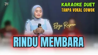 rindu membara karaoke duet tanpa vokal cowok ft eliza rusman 