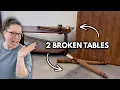 I Combined TWO Trashed Tables Into One NEW Coffee Table