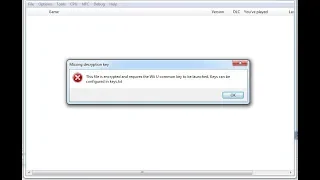 Reparar encryption key cemu