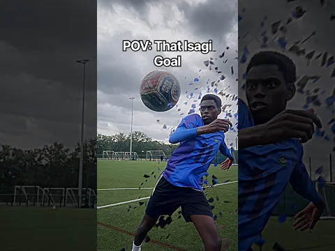 Isagi’s Goal VS Japan U-20 Recreated 🔥 #football #anime #bluelock