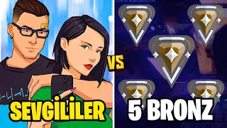 2 IMMORTAL SEVGİLİ vs 5 BRONZ | Valorant