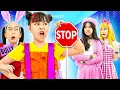 Download Lagu Nerd Girl Vs Mean Girl... Be A Friend, Not A Bully! - Funny Stories About Baby Doll