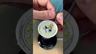 طريقة إصلاح مصباح ليد LED محروق دون تبديلها 