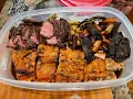 Santa Maria Steak and Salmon on the 48 Sunterra Grill Wood Fire Cooking 4K