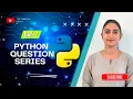 Python Objective Question Series Day 2 Basic to Advanced Python MCQs with Answers Python Quiz 2025