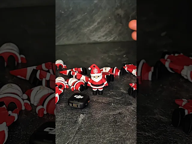 Tiny Santa Claus - Articulated Fidget Toy video thumbnail