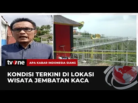 Garis Polisi Masih Terpasang di Jembatan Kaca The Geong yang Pecah